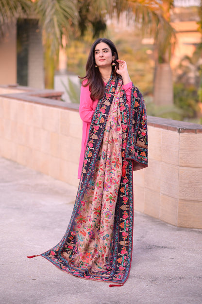 Luxury edit : Silk kalamkari shawl