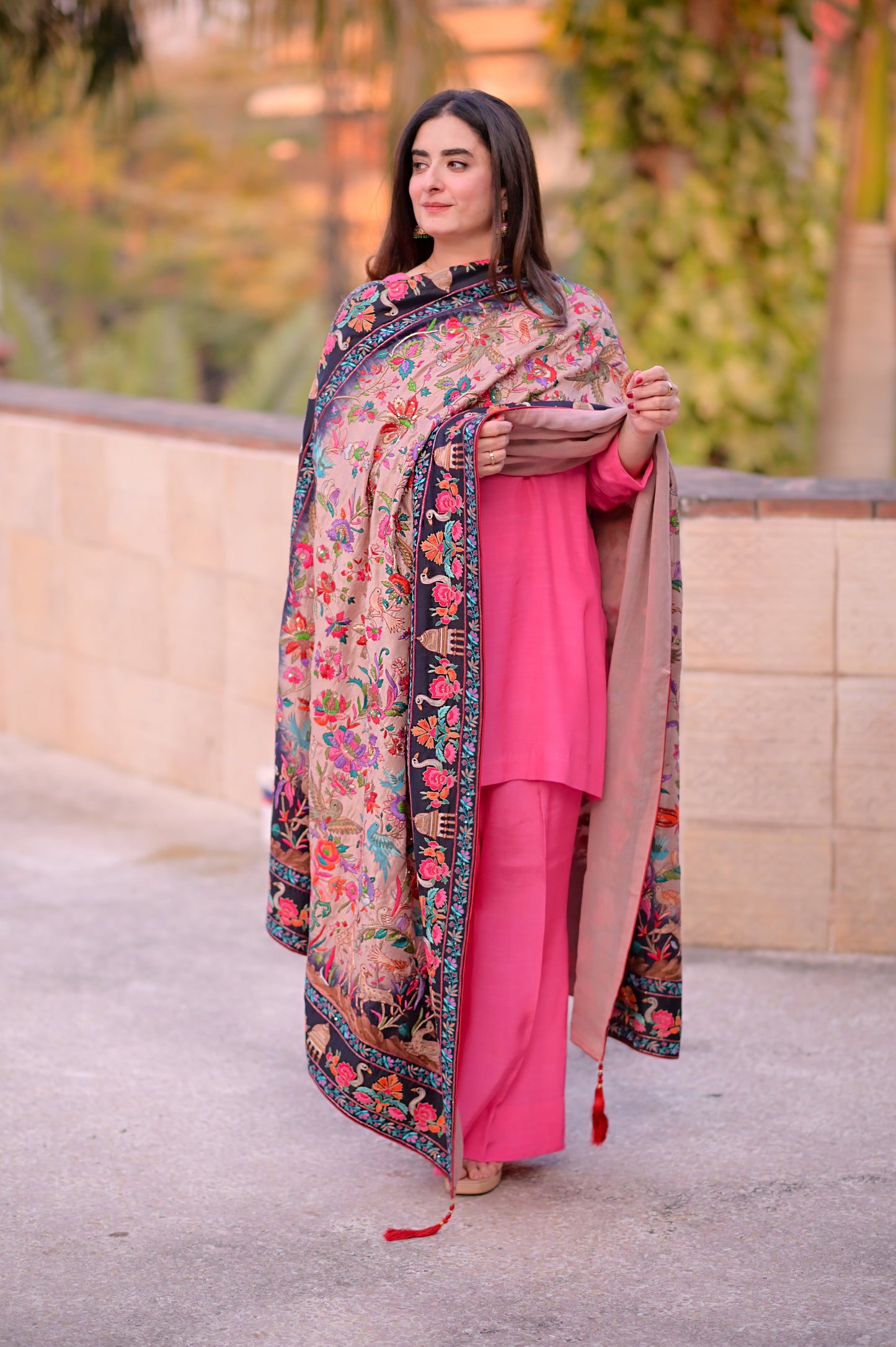 Luxury edit : Silk kalamkari shawl