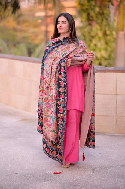Luxury edit : Silk kalamkari shawl