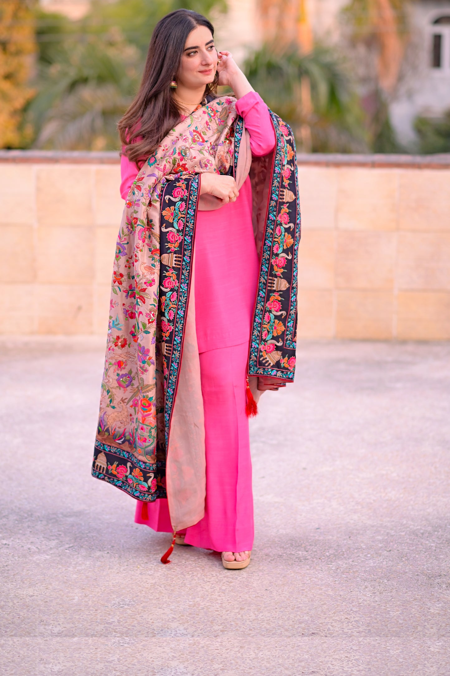 Luxury edit : Silk kalamkari shawl