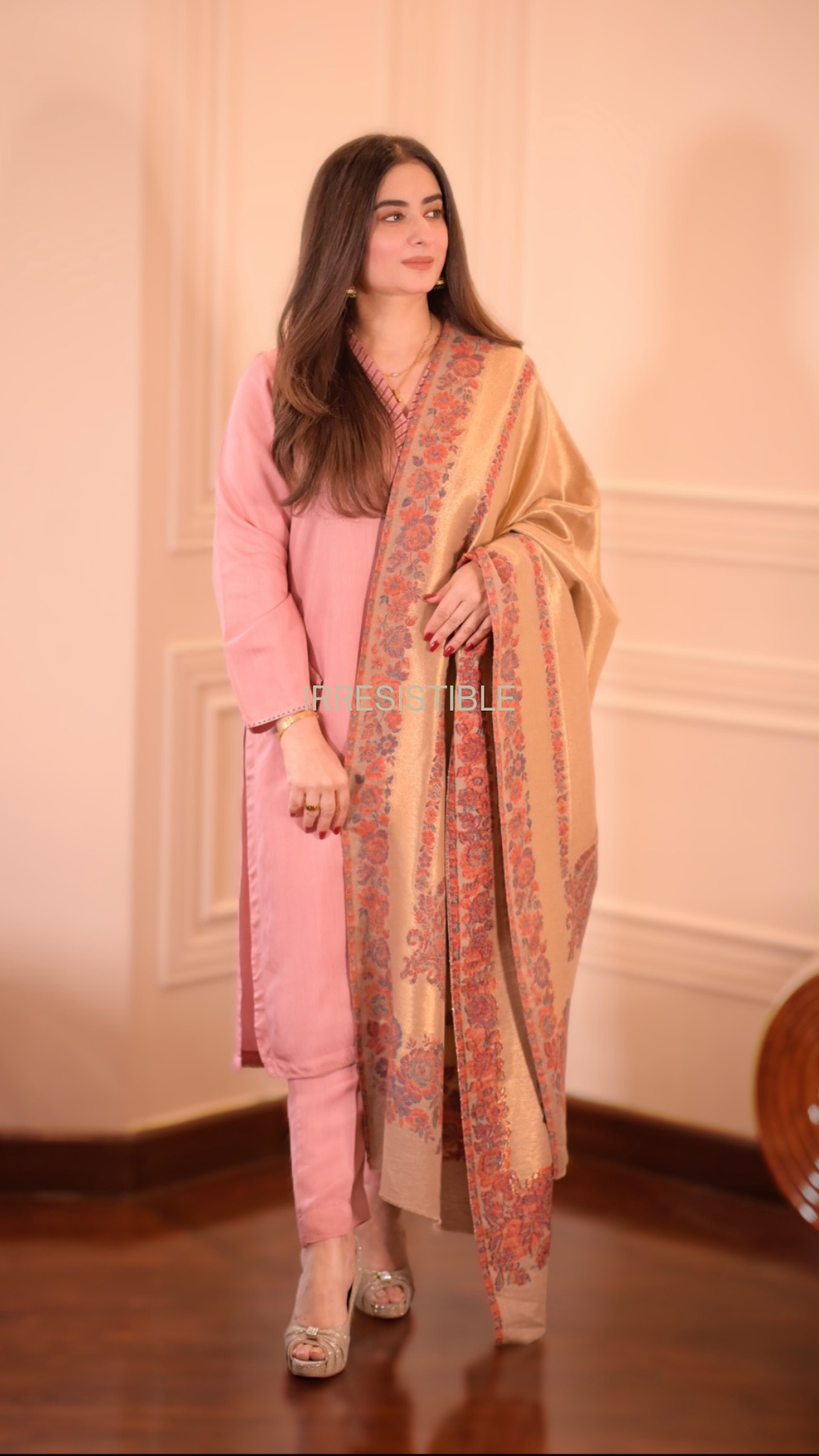 A moonlight kaani shawl