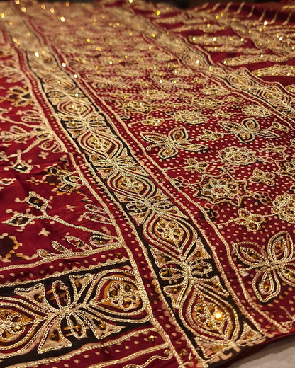 Pure Modal saree.machine work