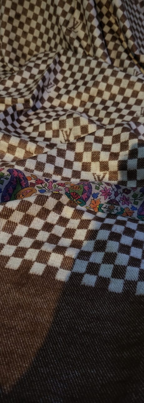 Kalamkari patch : woolen stole