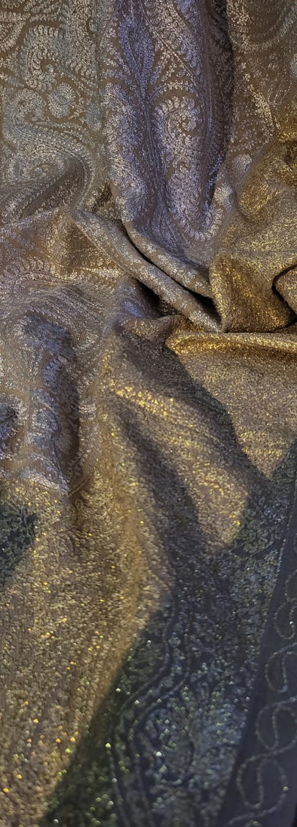 Tilla work : pashmina stole