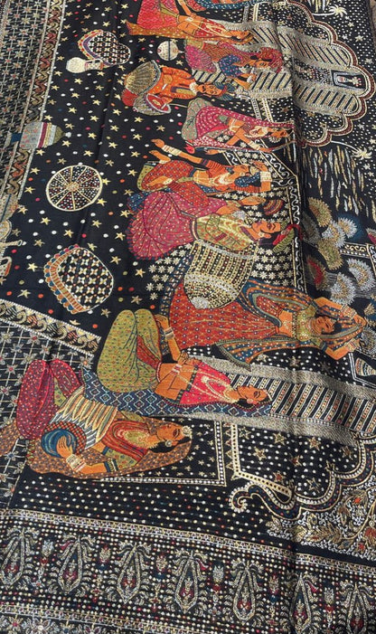 Modal pashmina:barat kani shawl