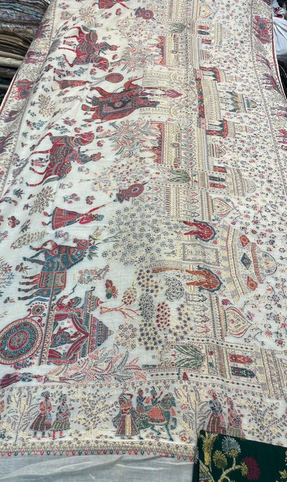 Modal pashmina:barat kani shawl