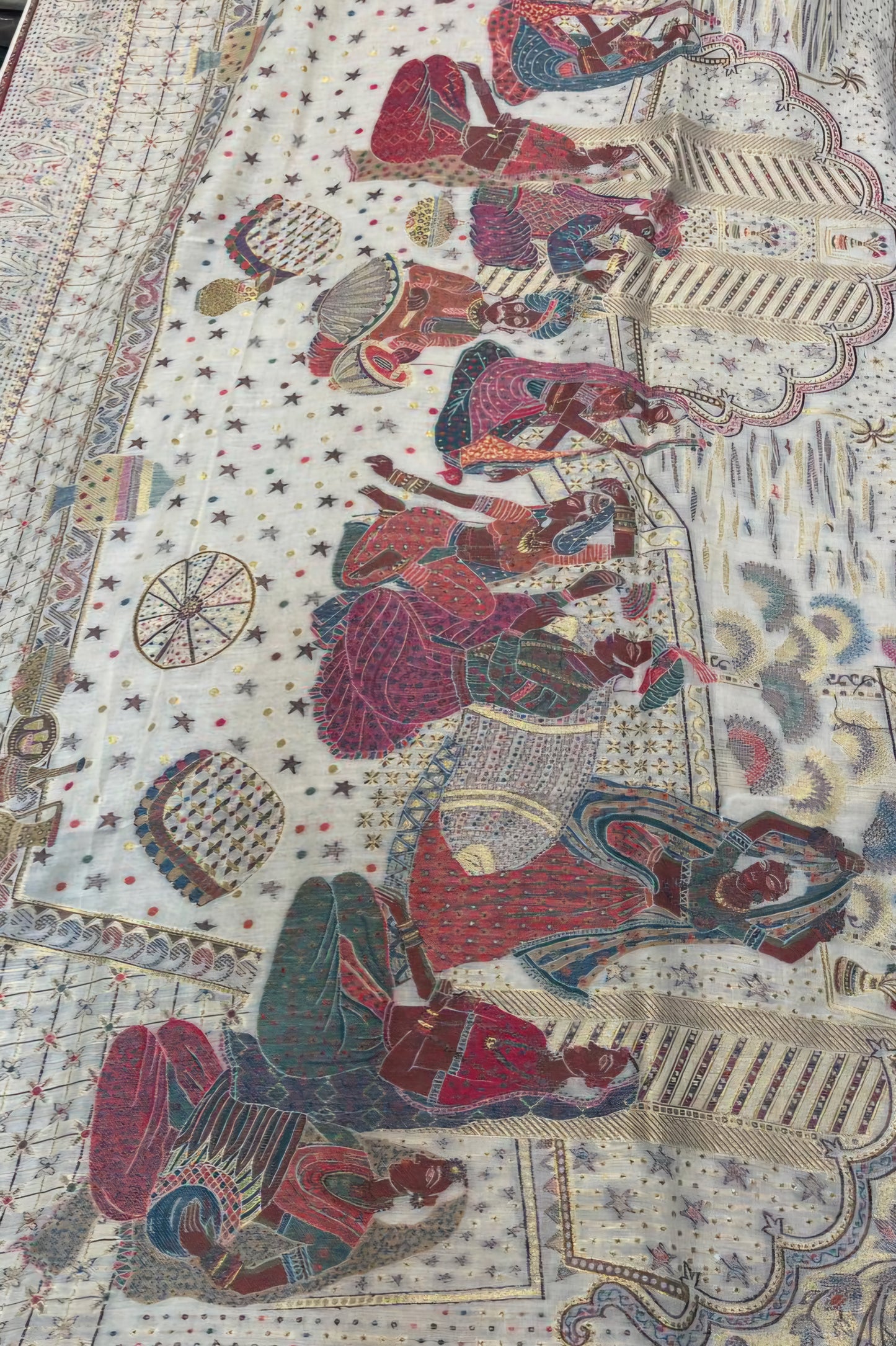 Modal pashmina:barat kani shawl