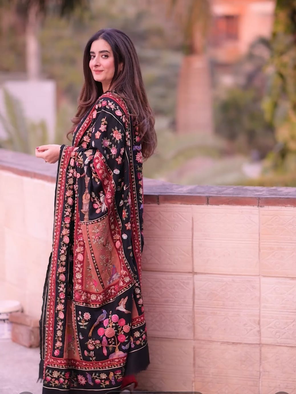 Luxury edit : Pashtoosh kalamkari shawl
