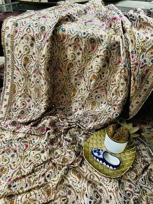 Kamdani shawl: pure chifoon