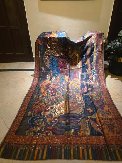 Art work : story teller silk kanni