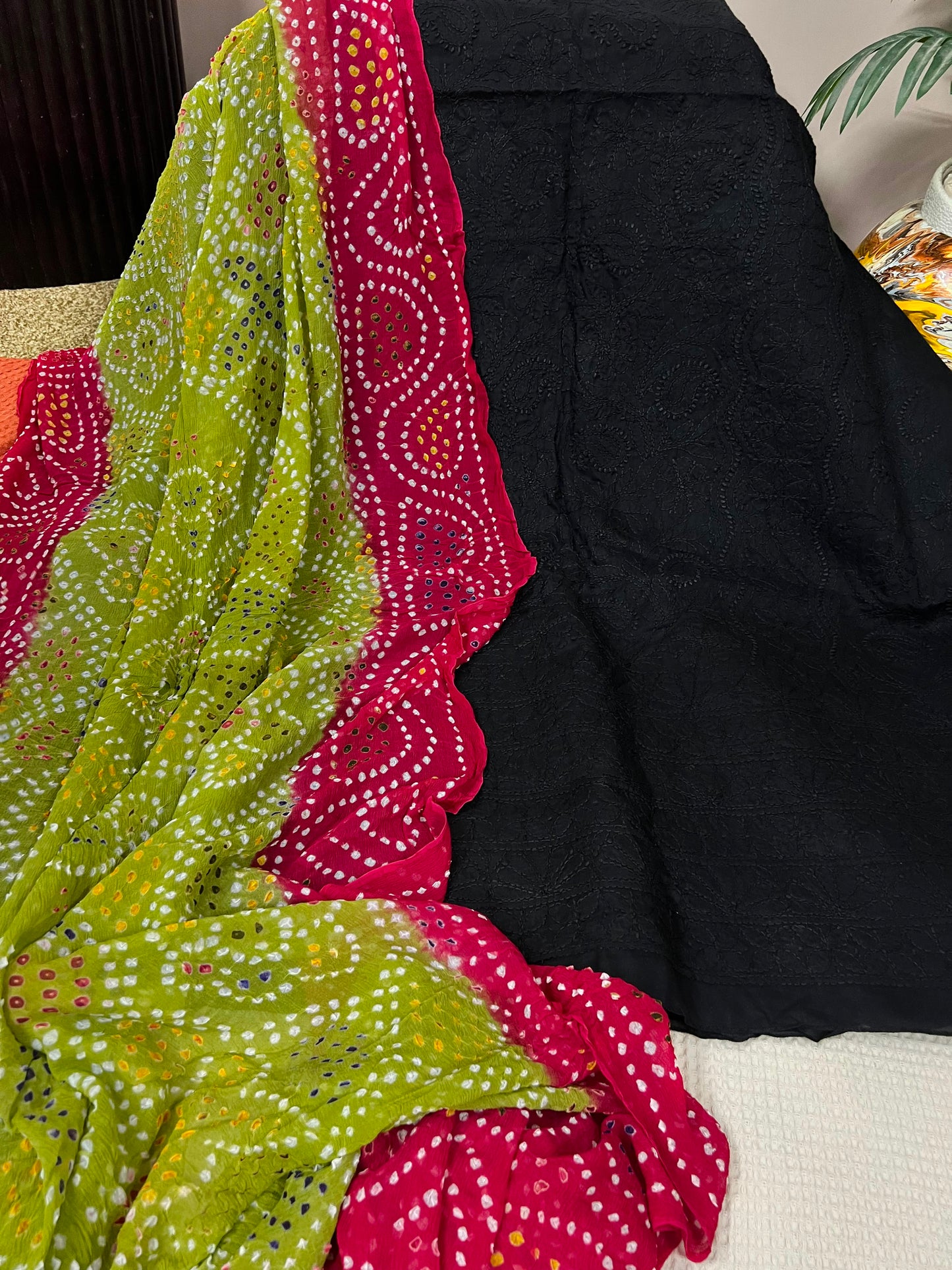 Basic black : Chikankari shirt