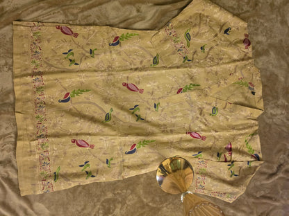 Pashmina kurta: Embroidered