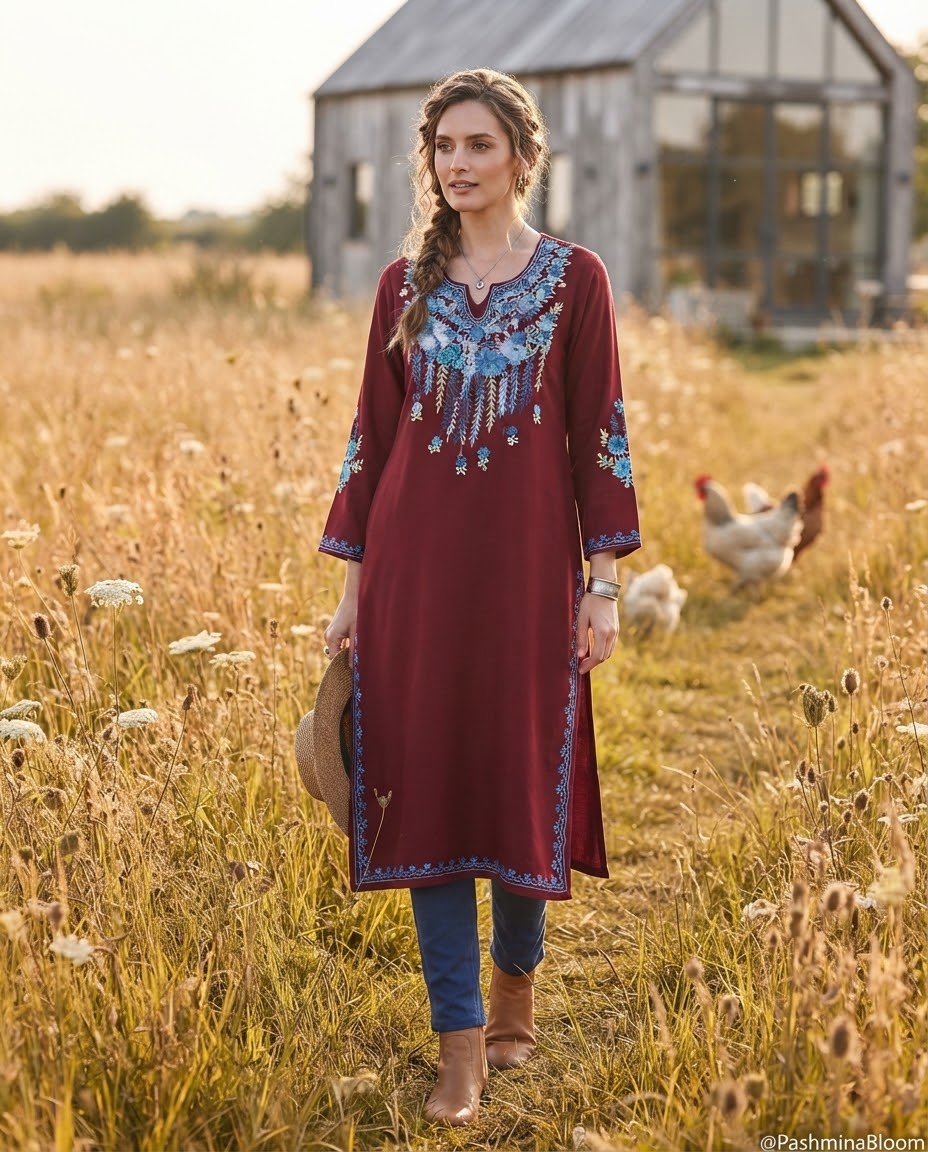 Kashmiri phiren : Woolen