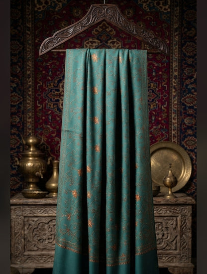 Hand Embroidered : Pashmina shawl