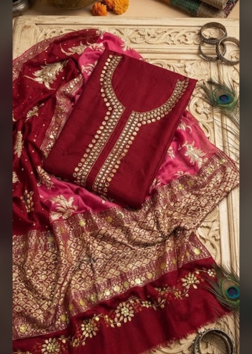 Wedding edition : Kamdani silk suit