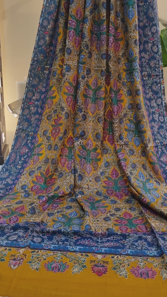 Reelkar embroidered pashmina shawl