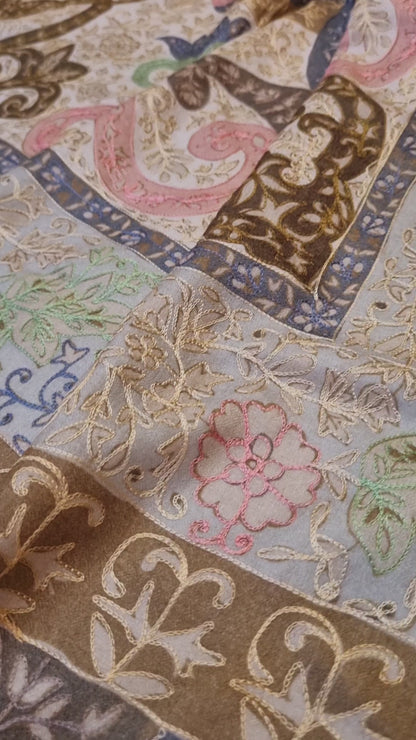 Reelkar embroidered pashmina