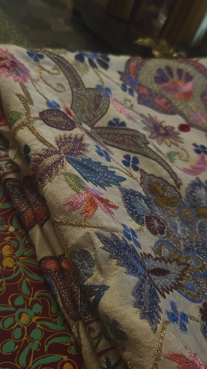Luxury shawl : Silk kalamkari shawl
