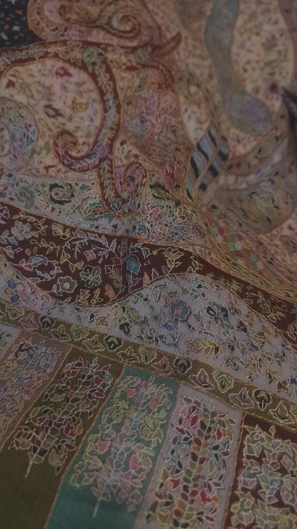 Shahtoosh : needle work shawl