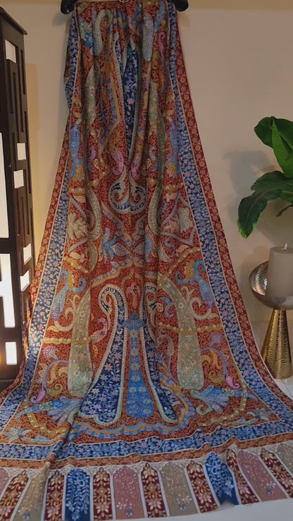 Reelkar embroidered pashmina
