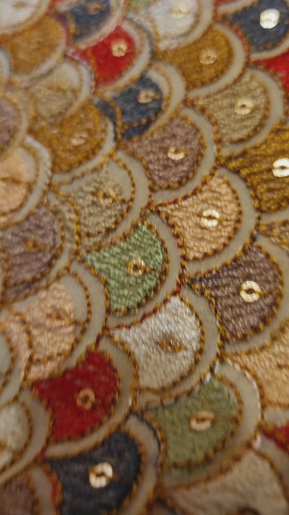 Embroidered dupata