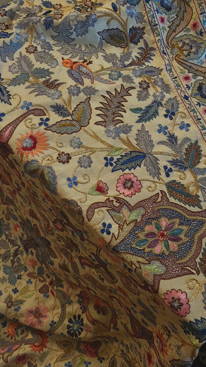 Luxury shawl : Silk kalamkari shawl