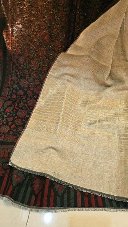 Reversible moonlight kaani: Pashmina
