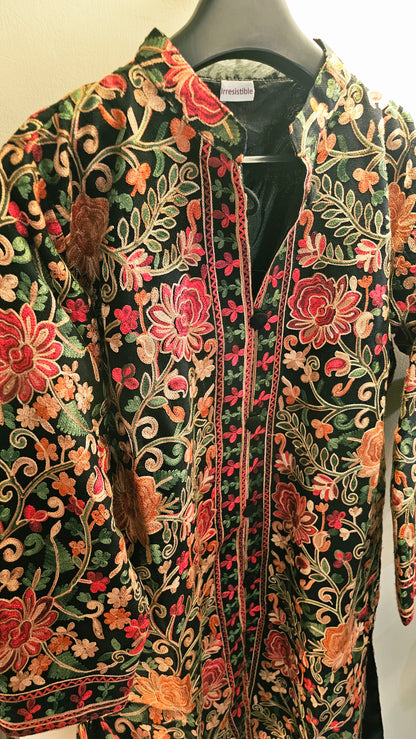 Embroidered coat: Pashmina