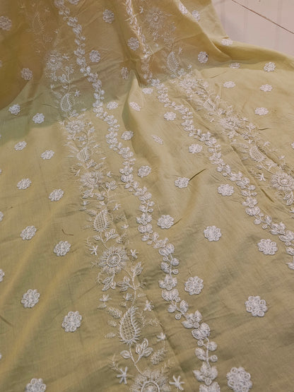Lawn embroidered two piece