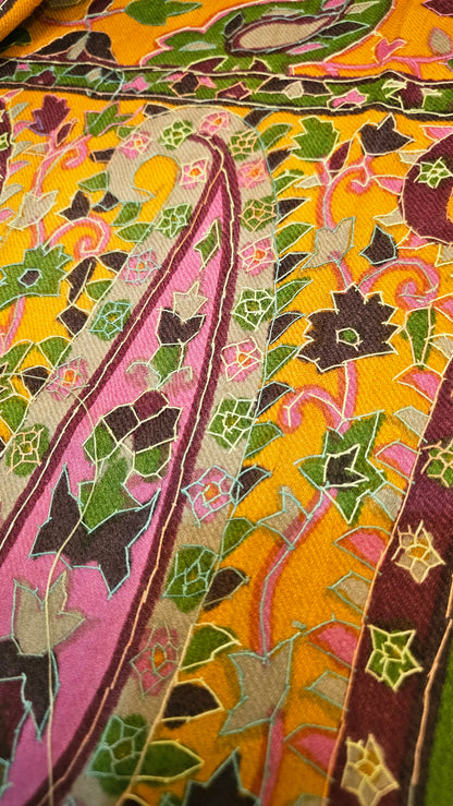 Kalamkar embroidered: Pashmina