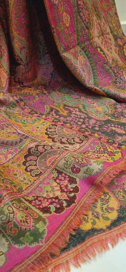 Persian kaan reversible pashmina shawl