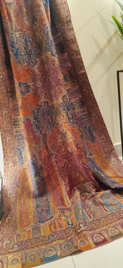 Pashmina kaani with zaree