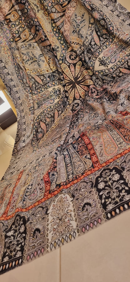 Reelkar embroidered pashmina