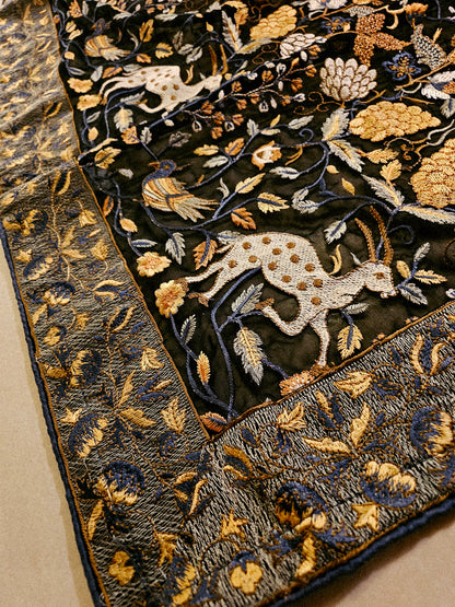 Georgete embroidered dupata