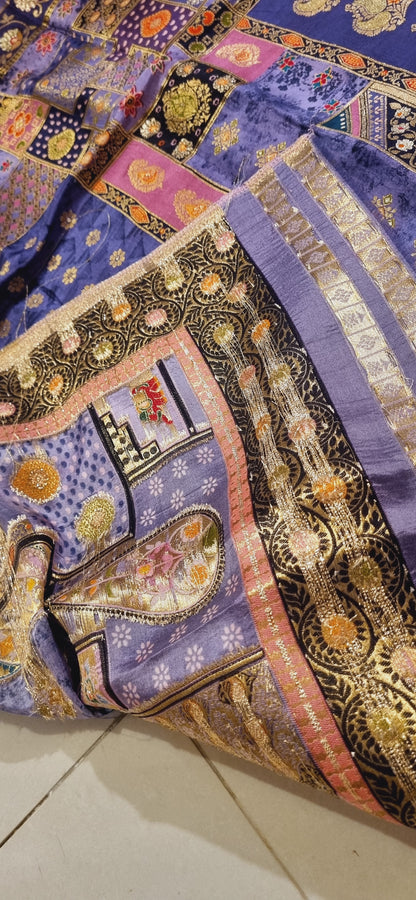 Meenakari patola silk dupatta