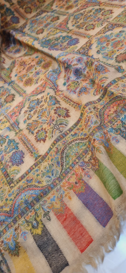 Persian kaani pashmina shawl