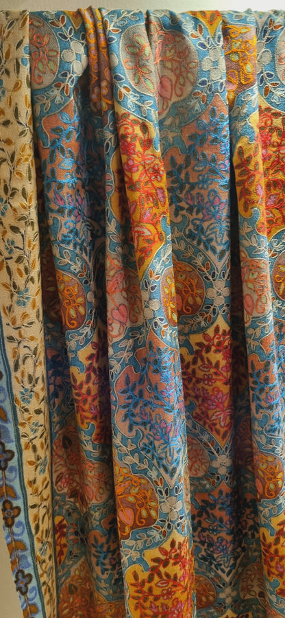 Reelkar embroidered pashmina