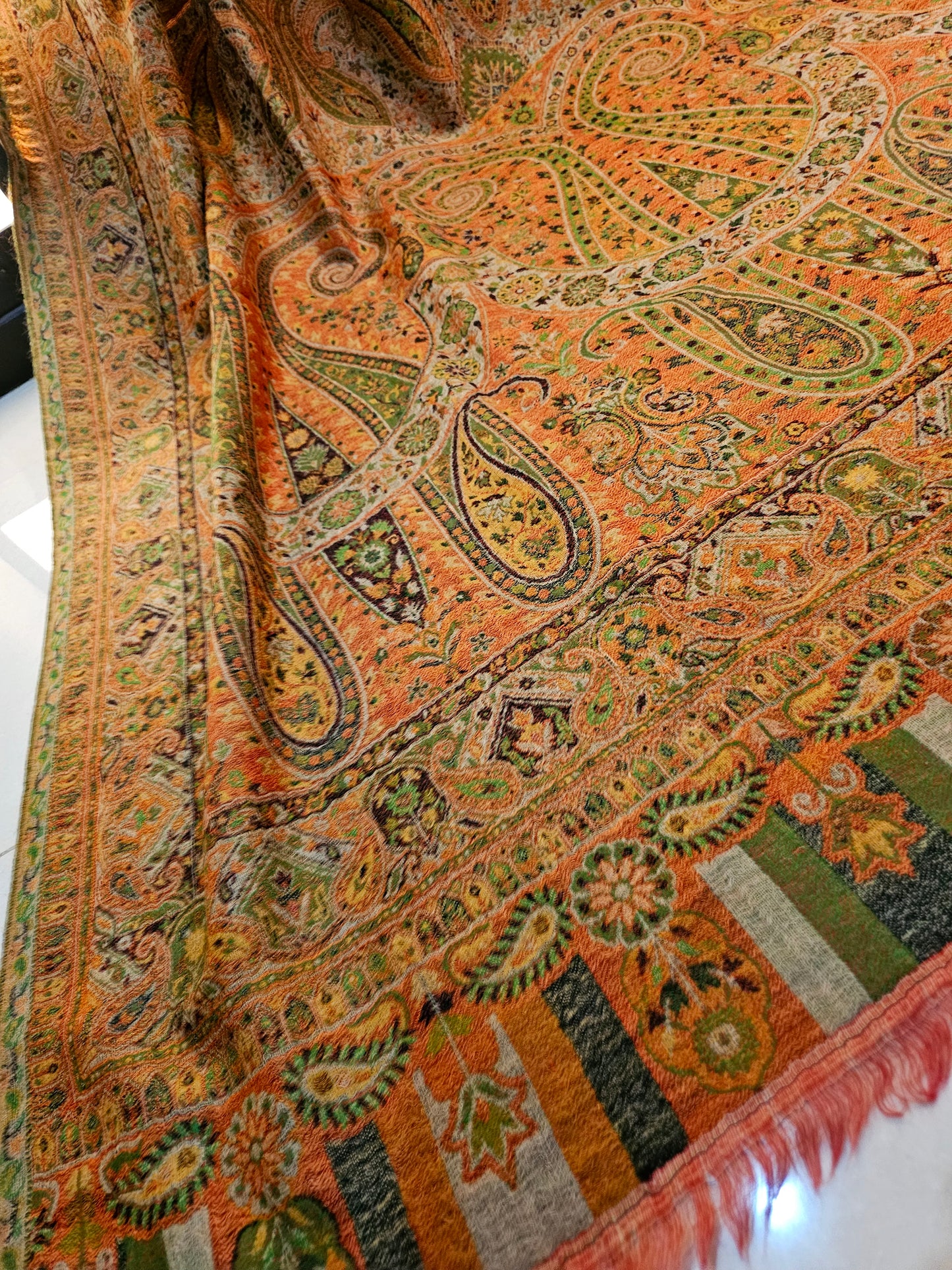 Tabraiz persian kaani pashmina shawl