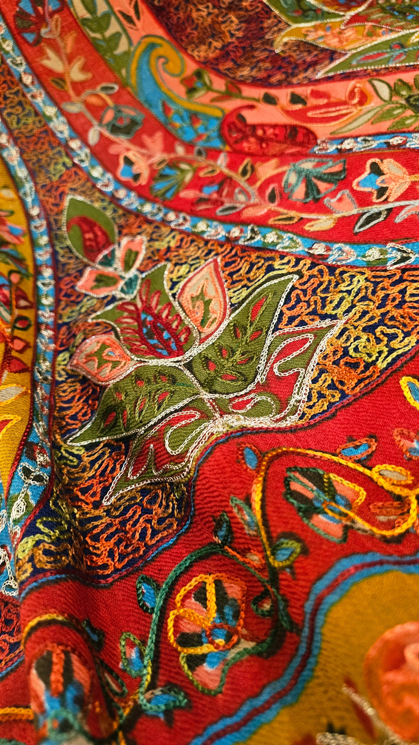 Reelkar embroidered: Pashmina