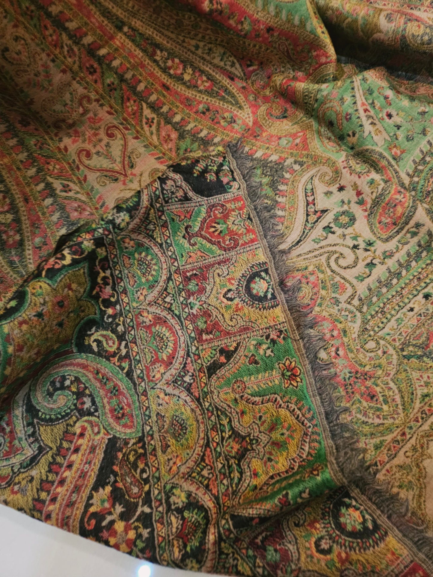 Reversible Persian kaani shawl