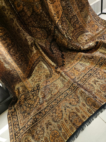 Reversible moonlight gandhara kaani shawl