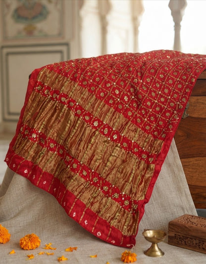 Gota chunri dupata: silk