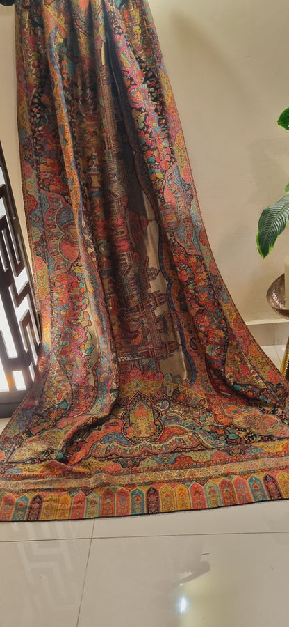Moonlight kaani darbari pashmina