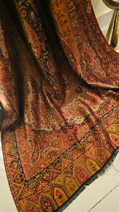 Gandhara reversible kaani: shawl