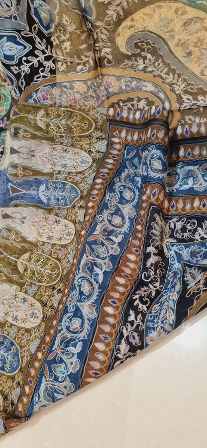 Silk Reelkar shawl