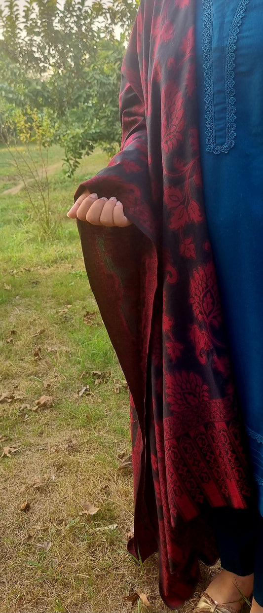 Woolen pashmina kaani shawl