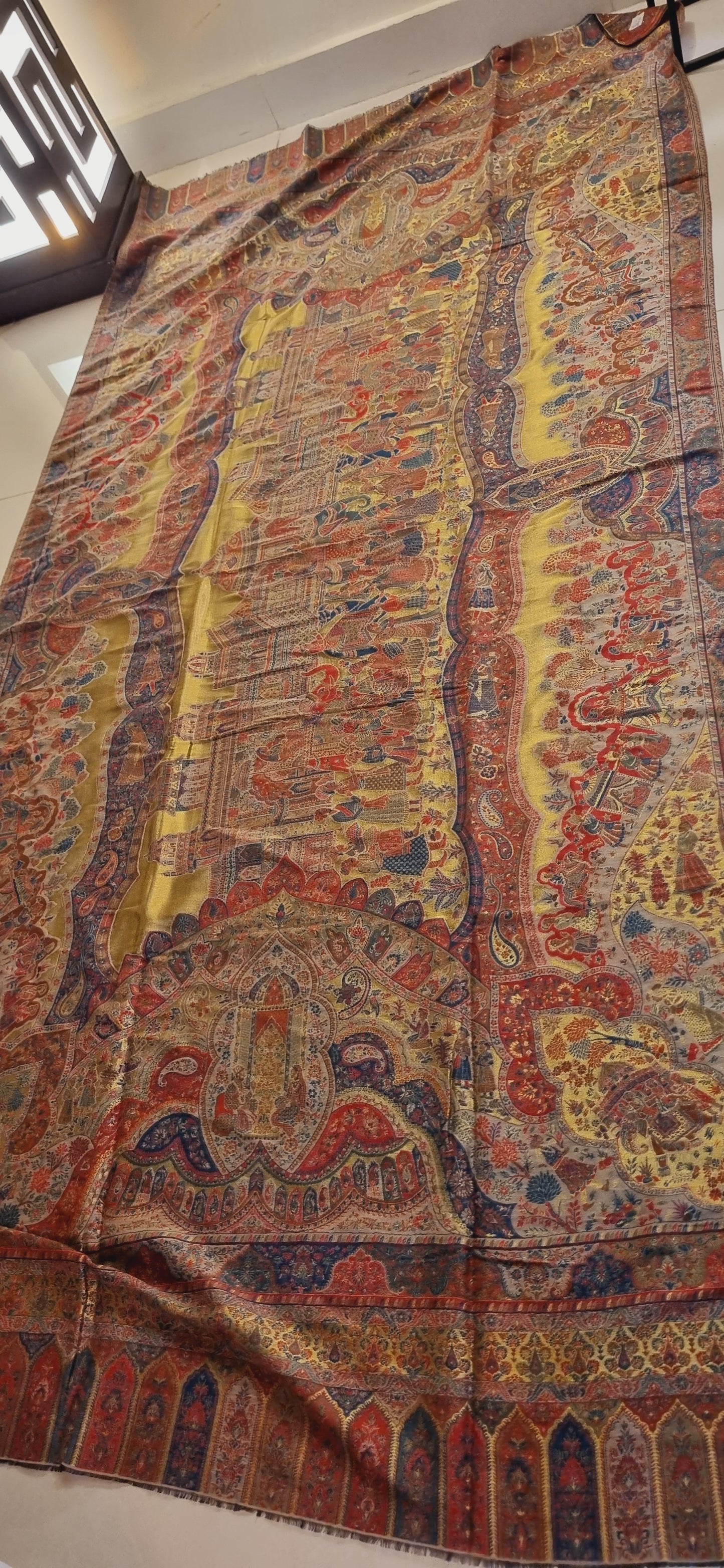 Moonlight kaani darbari pashmina