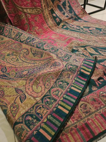 Jodha akbar reversible moonlight kaani shawl
