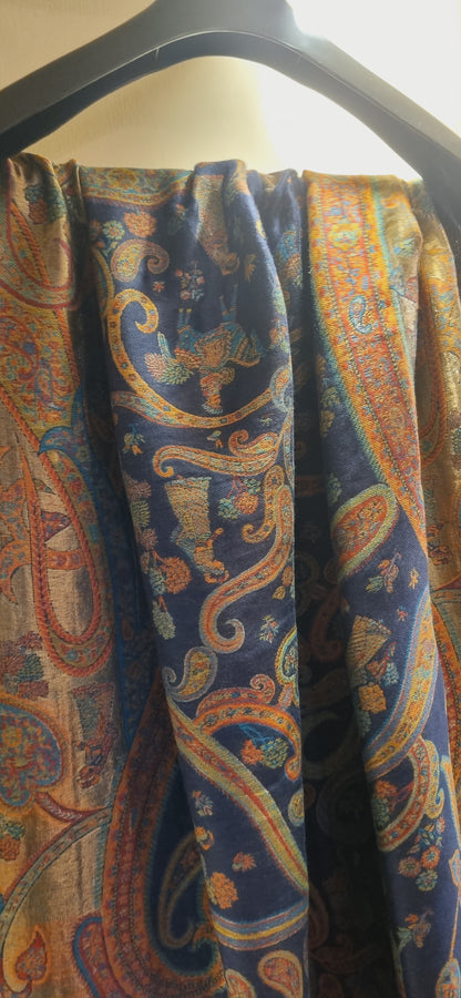 Jodha akbar moonlight reversible kaani shawl