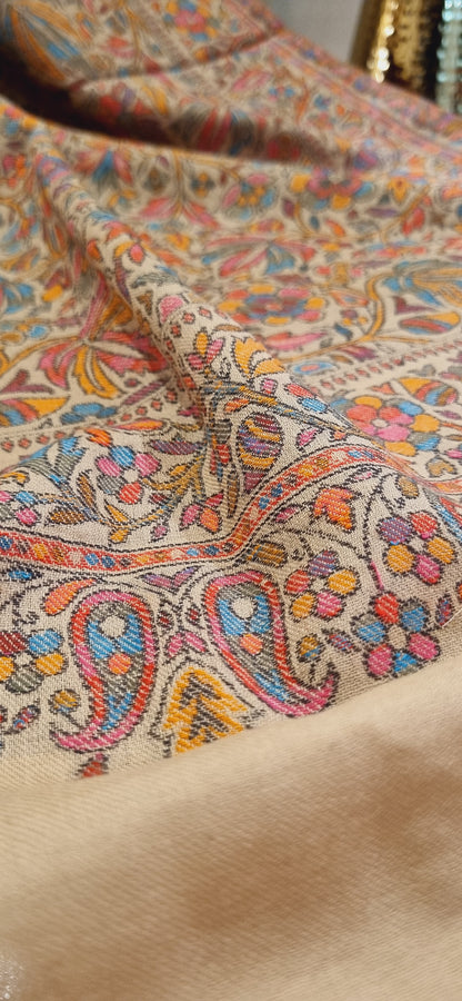 Jama kaani pashmina shawl